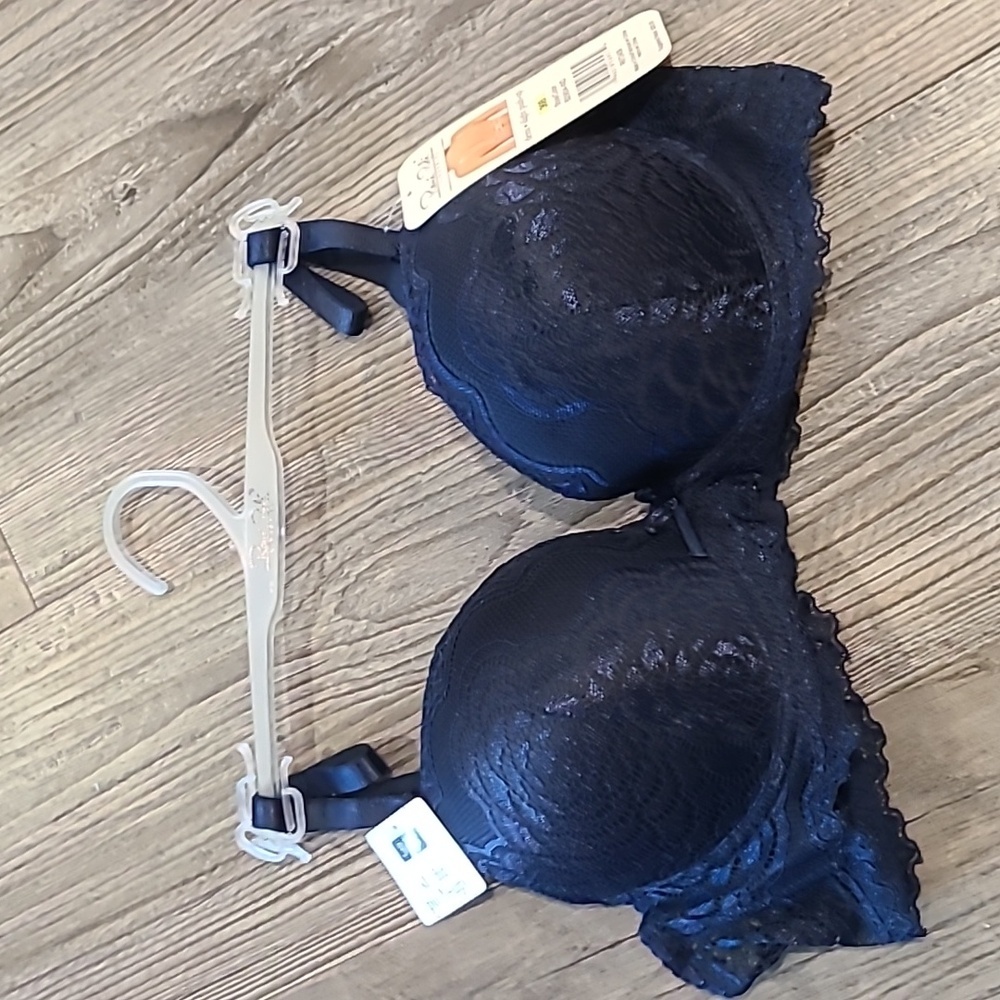 Set OF 3 Rene Rofe Lace Bras Red, Green, & Blue - Picture 9 of 12